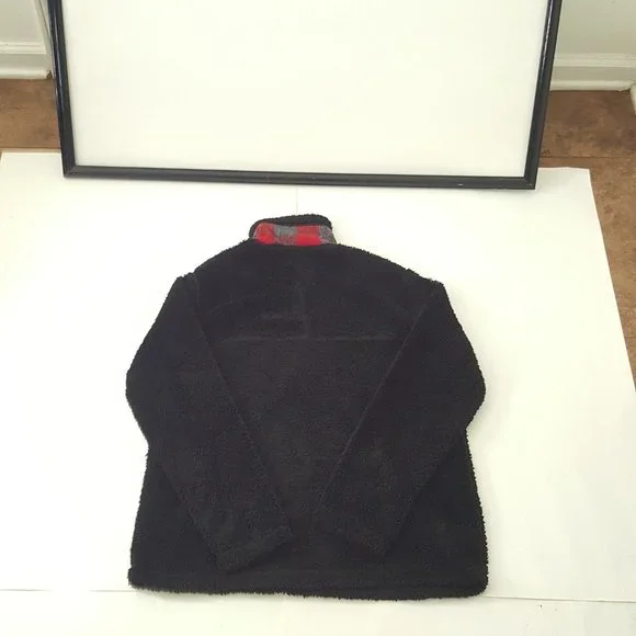 Women's NATURAL REFECTION Hoodies & Sweatshirts Size S Black / Red - Picture 3 of 8